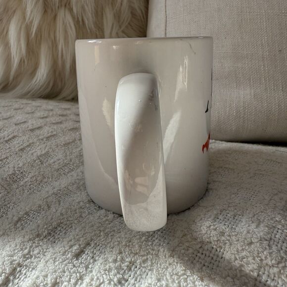 Vintage 80's Apple Employee Coffee Mug Red Brushstroke Open Apple Logo - Picture 12 of 16